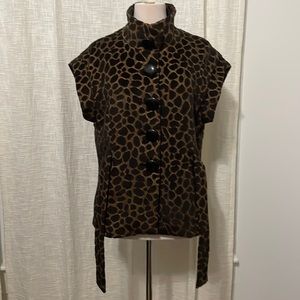 Luii vest, black and brown